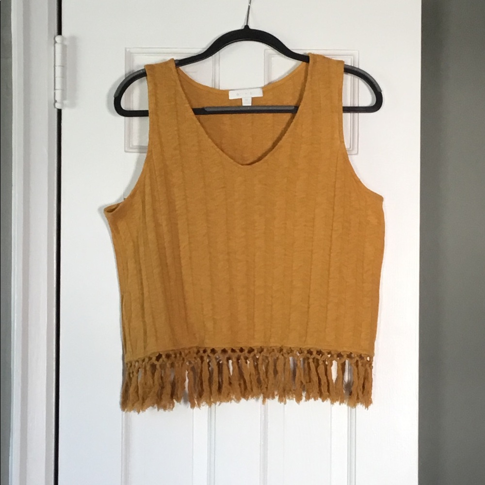 Anthropologie Eri + Ali Fringe Top